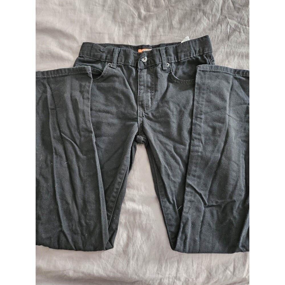 Boys OLD NAVY - Black Skinny Jeans - Size 12 Regular Adjustable Waist